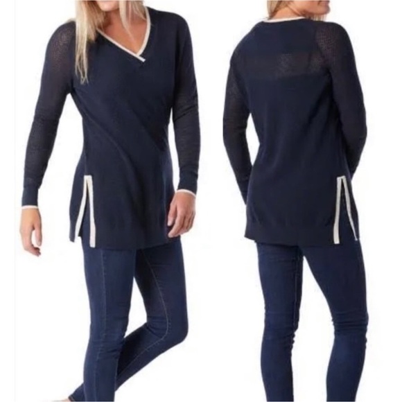 Smartwool Everyday Travel Tunic Sweater Navy Blue Size XS - Picture 1 of 11